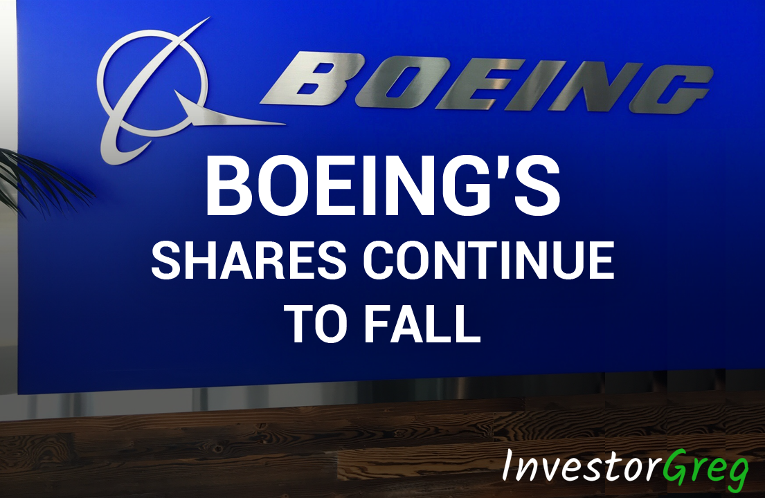 Boeing Shares Continue To Fall Against The Background Of The Suspention ...